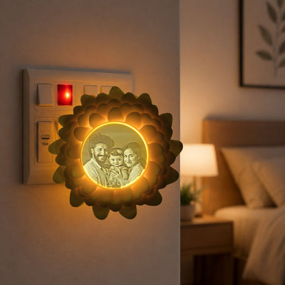 Aesthetic Personalized Sunflower Glow Lamp