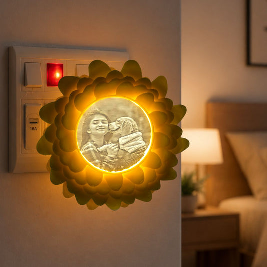 Aesthetic Personalized Sunflower Glow Lamp