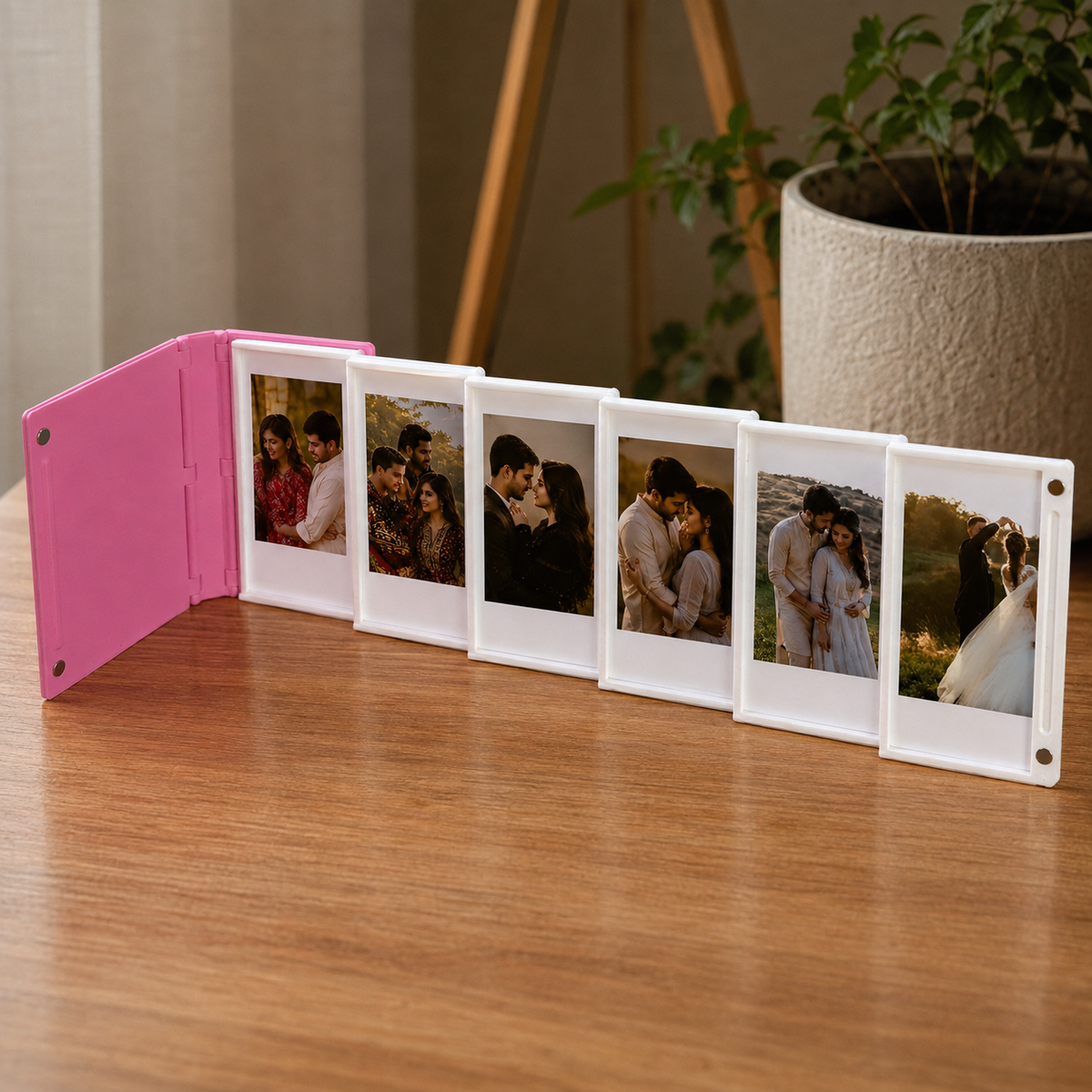 Personalized Mini Memory Book – 6 Sliding Photos