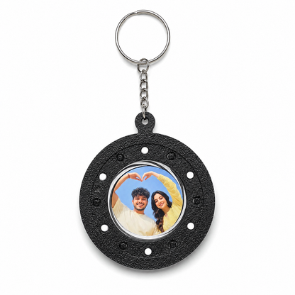 Personalised Hidden Photo Keychain Gift