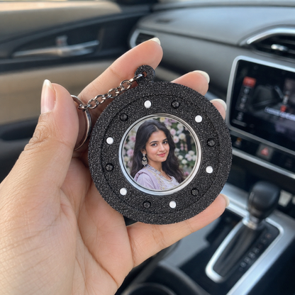 Personalised Hidden Photo Keychain Gift
