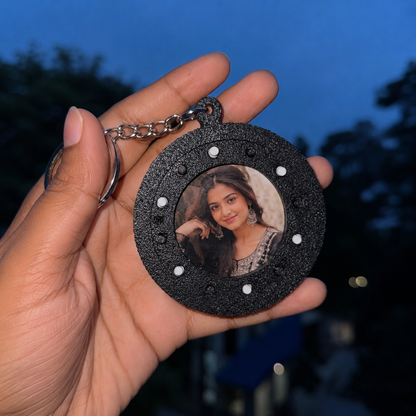 Personalised Hidden Photo Keychain Gift