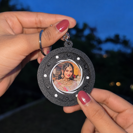 Personalised Hidden Photo Keychain Gift